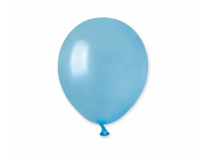 Latexový balón "Metalizovaný" 5" / 13 cm - modrá