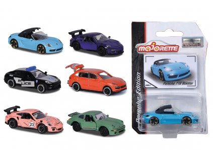 Autíčko Porsche Premium, 6 druhů, 7,5 cm