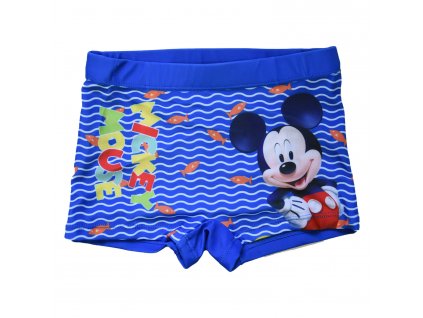 Chlapecké plavky boxerky "Mickey Mouse" - modrá