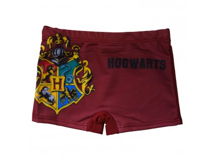 Chlapecké plavky boxerky "Harry Potter" - bordová