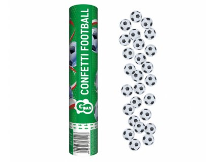 Vystřelovací konfety - Beauty & Charm - Fotbal - 30 cm
