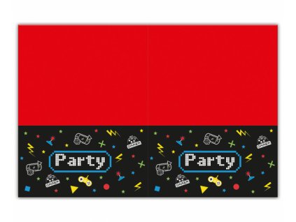 Gumový ubrus Gaming Party - 120 x 180 cm