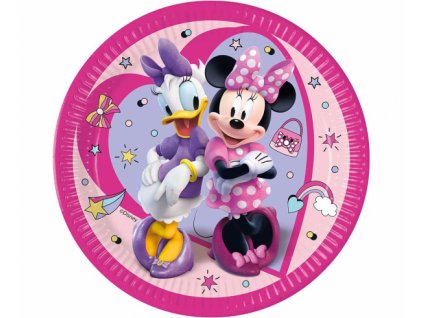 Papírové talíře Minnie Mouse - 8 ks / 23 cm