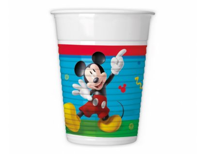 Plastové kelímky Mickey Mouse - 8 ks / 200 ml