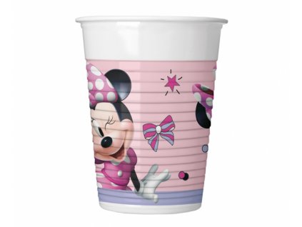 Plastové kelímky Minnie Mouse  - 8ks / 200ml