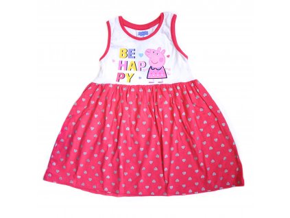 Dětské šaty "Prasátko Peppa" - růžová