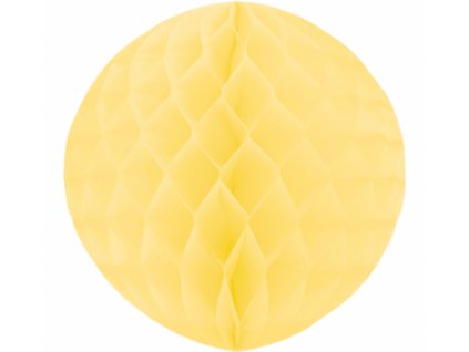 Lampion koule - žlutý / 30 cm