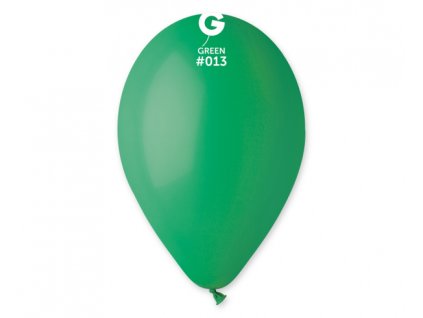 Latexový balón Pastelový 10" / 25 cm - tmavě zelená