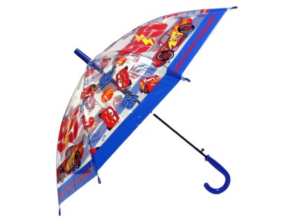 Automatický transparentní deštník Blesk McQueen