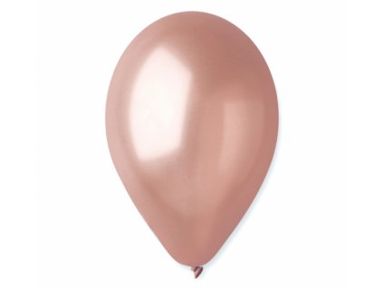 Latexový balón Metalizovaný 12" / 30 cm - růžově zlatá