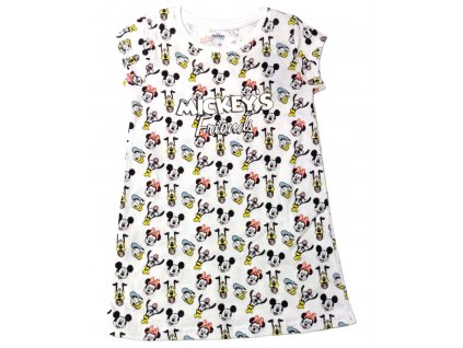 Dívčí bavlněná noční košile Minnie Mouse and Mickey Mouse