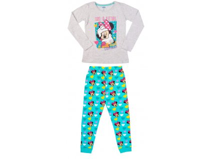 Dívčí bavlněné pyžamo Minnie mouse - LONGER!