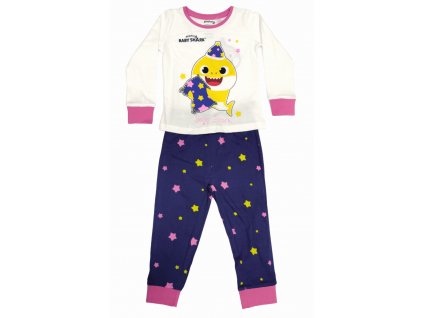 Dívčí bavlněné pyžamo Baby Shark - Good Night