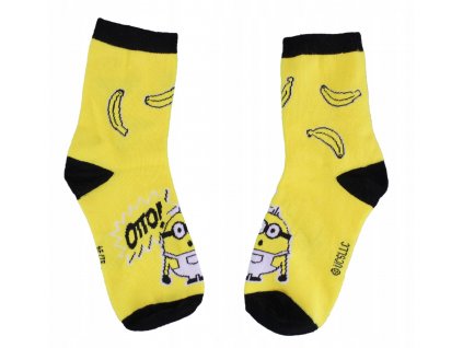 Chlapecké vysoké ponožky Mimoni - 2 ks