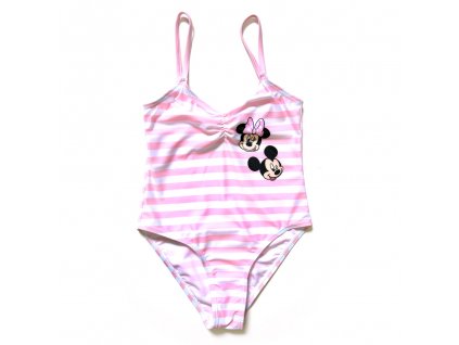 Dívčí jednodílné plavky "Minnie Mouse"- růžová