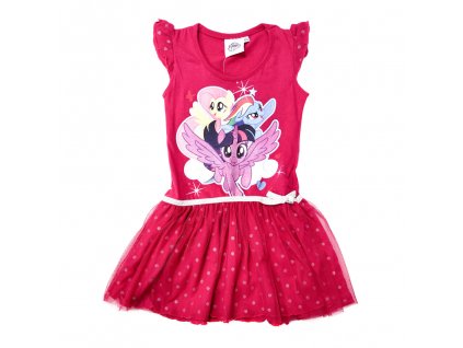 Dětské šaty "My Little Pony" - tmavě růžová