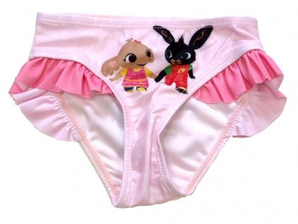 Dívčí plavky kalhotky "Bing"- světle růžová