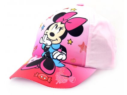 Dívčí kšiltovka "Minnie Mouse" - světle růžová