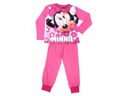 Dívčí bavlněné pyžamo "Minnie Mouse" - světle růžová