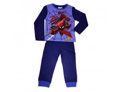 Chlapecké bavlněné pyžamo "Spider-man" - tmavě modrá