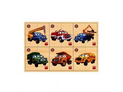 Tatra 6x4D dřev. Puzzle