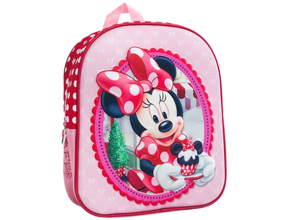 Detský ruksak 3D "Minnie mouse" - ružová