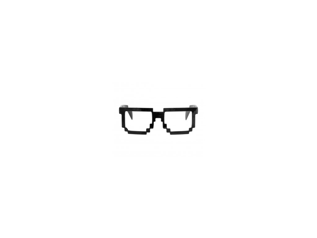 Ochelari pixel Party - negru | Goldsun.sk