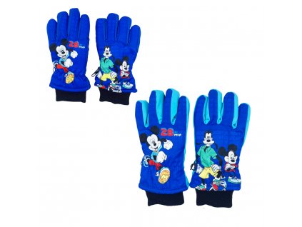 Chlapčenské lyžiarske rukavice Mickey Mouse