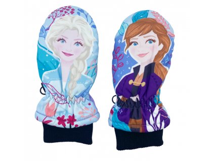 Dievčenské lyžiarske rukavice Anna a Elsa Frozen