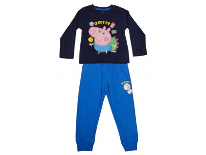 Chlapčenské bavlnené pyžamo Peppa Pig - George on trip