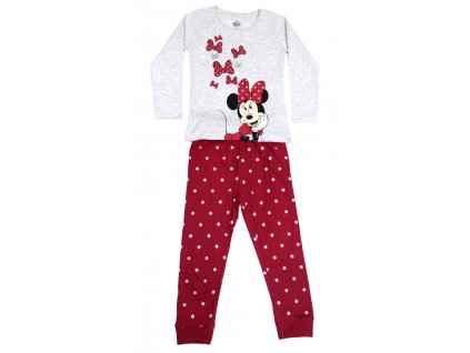 Dievčenské bavlnené pyžamo Minnie mouse - Bowtie