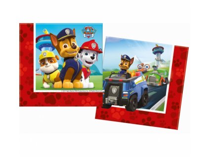 Papierové servítky Paw Patrol Let's roll - 20 ks