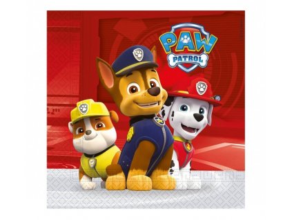 Papierové servítky Paw Patrol Ready For Action - 20 ks