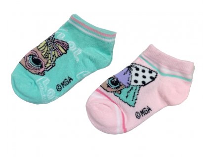 Dievčenské členkové ponožky LOL Surprise - 2 ks