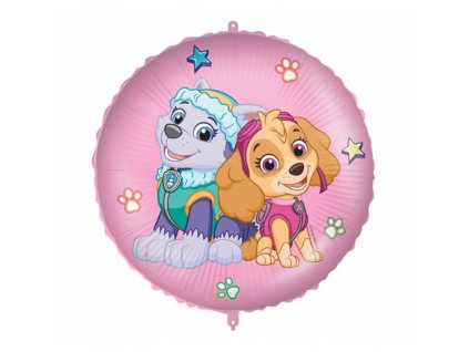 Fóliový balón 18" - Paw Patrol Skye a Everest