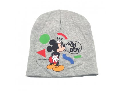 Chlapčenská bavlnená čiapka Mickey Mouse OH BOY