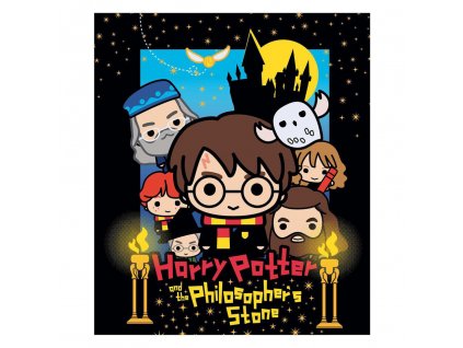 Detská flísová deka Harry Potter a Kameň mudrcov - 120 x 150 cm