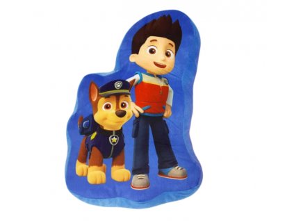 3D detský vankúš Paw Patrol Chase - 37 x 25 cm