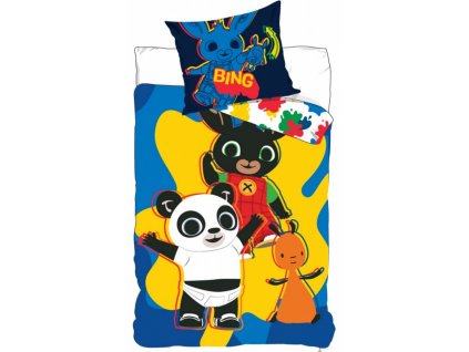 Detské obliečky Bing a Panda - 90 x 140, 55 x 40
