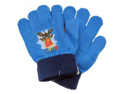 Chlapčenské prstové rukavice "Bing" - svetlo modrá - 12x16 cm
