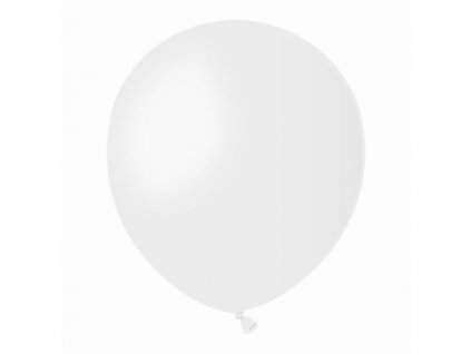 Latexový balón Pastelový 5" / 13 cm - biela