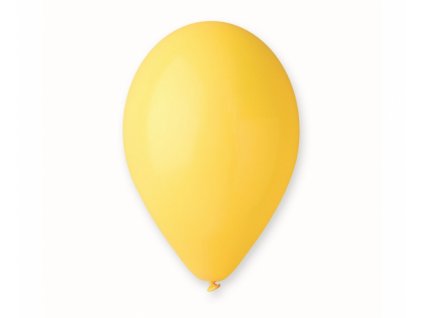 Latexový balón Pastelový 9" / 23 cm - žltá