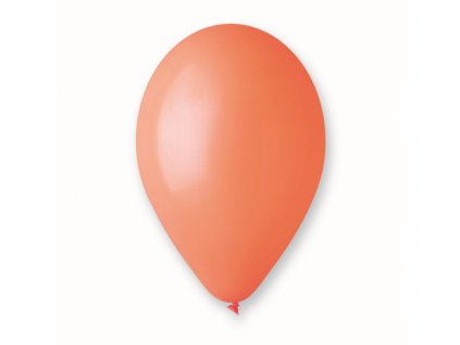 Latexový balón Pastelový 9" / 23 cm - oranžová