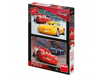 Puzzle "Cars 3" Pretekári 2x77 dielikov