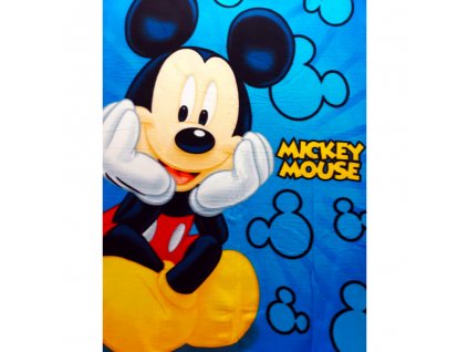 Detská flísová deka Mickey Mouse - 100 x 140 cm