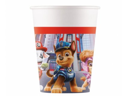 Papierové poháre Paw Patrol the movie - 8 ks / 200 ml