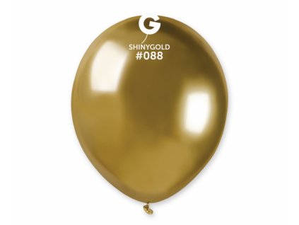 Latexový balón "Shiny" 5" / 13 cm - zlatá