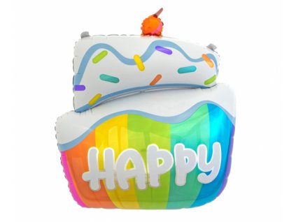 Fóliový balón 24" - Happy Cake