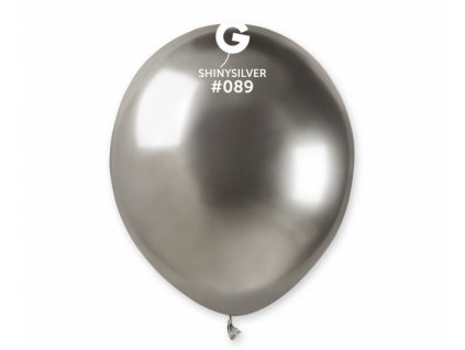 Latexový balón "Shiny" 5" / 13 cm - sivá
