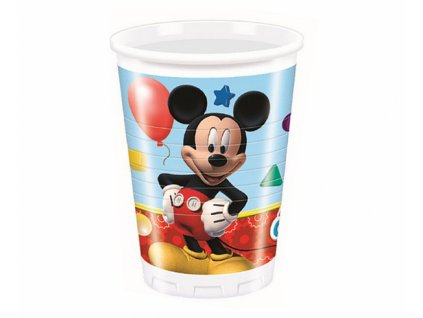 Plastové poháre Playful Mickey - 8 ks / 200 ml